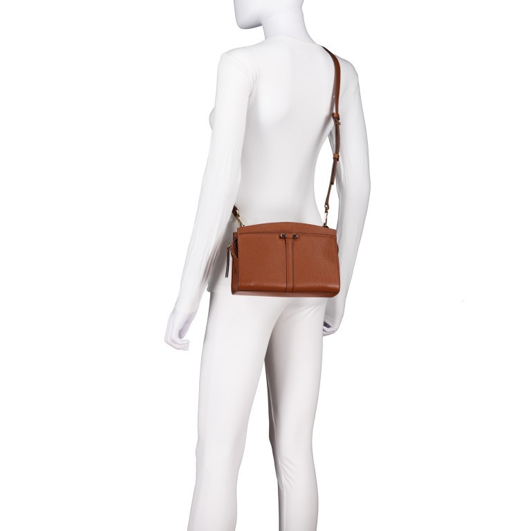 Umhängetasche Lidney Crossbody Medium Brown, Farbe: cognac, Marke: Boss, EAN: 4063545102581, Abmessungen in cm: 23x15.5x8.5, Bild 5 von 6