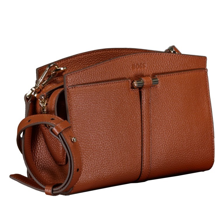 Umhängetasche Lidney Crossbody Medium Brown, Farbe: cognac, Marke: Boss, EAN: 4063545102581, Abmessungen in cm: 23x15.5x8.5, Bild 2 von 6
