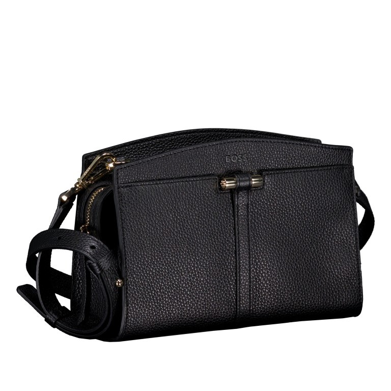 Umhängetasche Lidney Crossbody Black, Farbe: schwarz, Marke: Boss, EAN: 4063545102574, Abmessungen in cm: 23x15.5x8.5, Bild 2 von 6