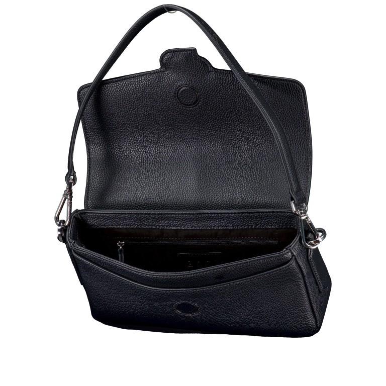 Umhängetasche Anett New Shoulderbag Black, Farbe: schwarz, Marke: BOSS, EAN: 4063545102598, Abmessungen in cm: 26x15.5x6, Bild 8 von 8