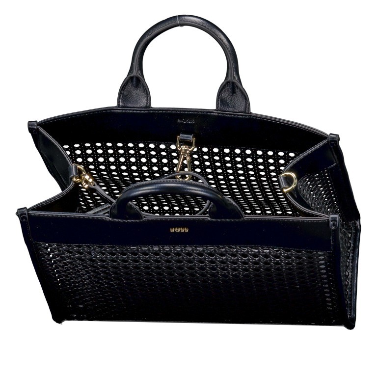 Handtasche Sandy Tote Bag Black, Farbe: schwarz, Marke: Boss, EAN: 4063545102185, Abmessungen in cm: 36x28.5x15, Bild 6 von 6