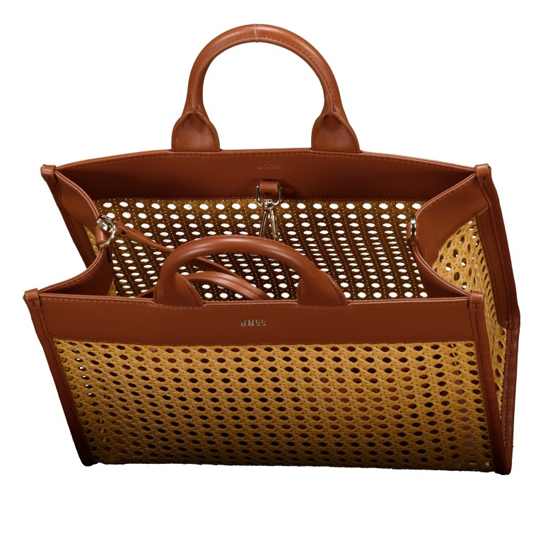 Handtasche Sandy Tote Bag NATUR/Natural, Farbe: cognac, Marke: BOSS, EAN: 4063545102192, Abmessungen in cm: 36x28.5x15, Bild 6 von 6