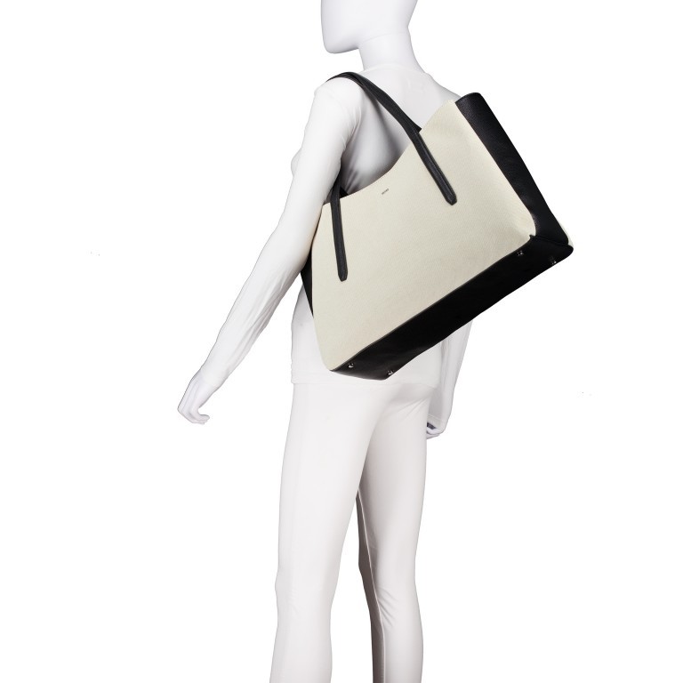 Shopper Anett Tote Bag Natural, Farbe: beige, Marke: BOSS, EAN: 4063545102109, Abmessungen in cm: 45x29.5x17, Bild 5 von 6