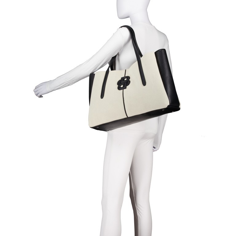 Shopper Anett Tote Bag Natural, Farbe: beige, Marke: BOSS, EAN: 4063545102109, Abmessungen in cm: 45x29.5x17, Bild 4 von 6