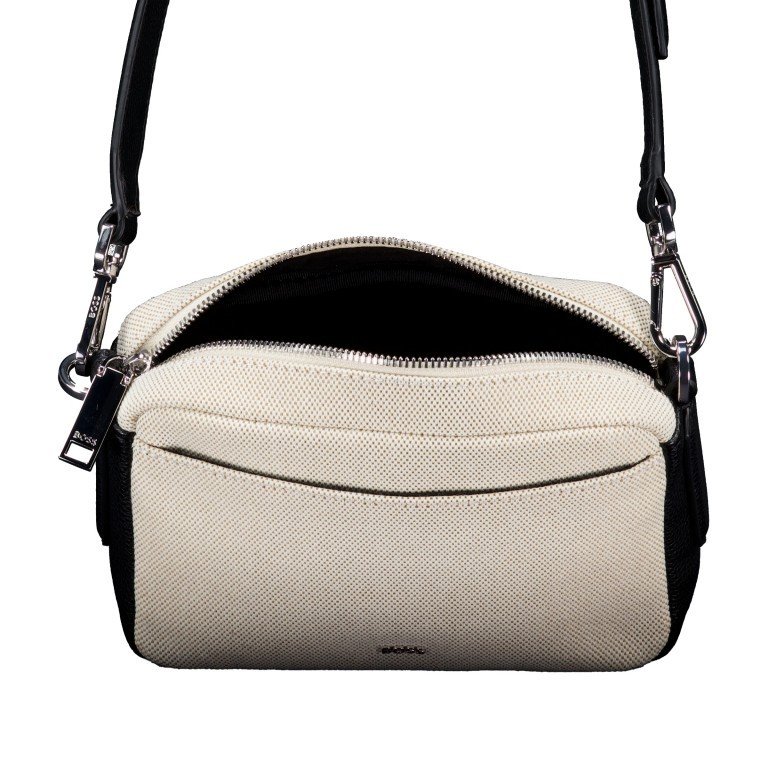 Umhängetasche Anett Crossbody Natural, Farbe: beige, Marke: BOSS, EAN: 4063545102093, Abmessungen in cm: 19.5x13.5x6.5, Bild 6 von 6