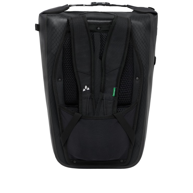 Fahrradtasche / Rucksack Aqua Transformer 2in1 Volumen 26 Liter Black, Farbe: schwarz, Marke: Vaude, EAN: 4067729050453, Abmessungen in cm: 34x50x20, Bild 3 von 10
