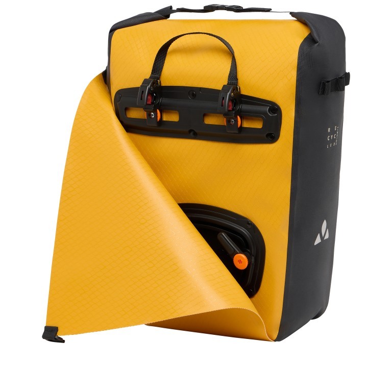 Fahrradtasche / Rucksack Aqua Transformer 2in1 Volumen 26 Liter Burnt Yellow, Farbe: gelb, Marke: Vaude, EAN: 4067729050460, Abmessungen in cm: 34x50x20, Bild 5 von 10