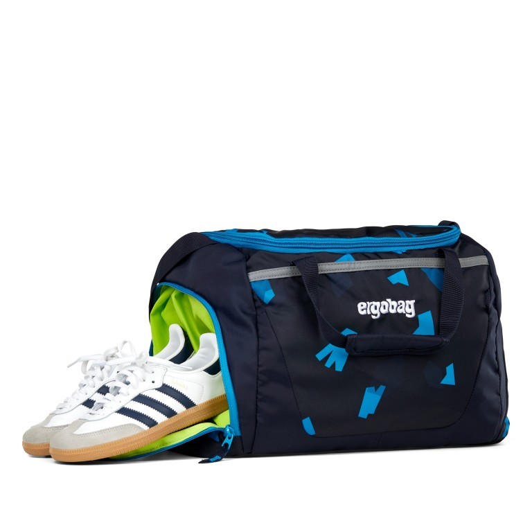 Sporttasche VerfolgBärjagd, Farbe: blau/petrol, Marke: Ergobag, EAN: 4057081196722, Abmessungen in cm: 40x20x25, Bild 3 von 3