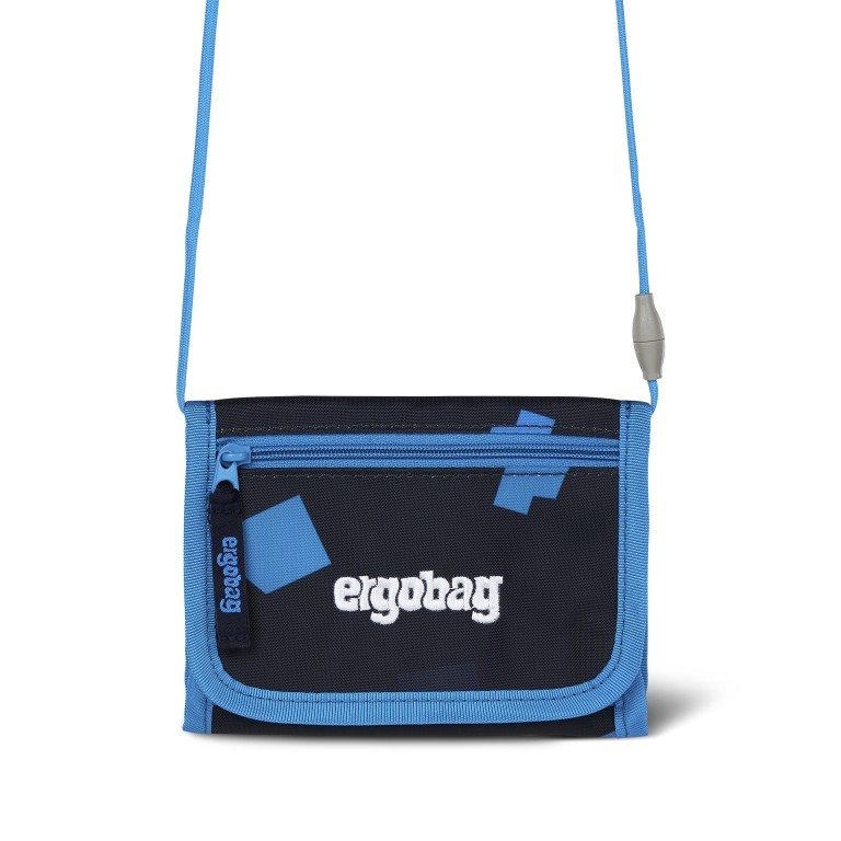 Brustbeutel VerfolgBärjagd, Farbe: blau/petrol, Marke: Ergobag, EAN: 4057081199525, Abmessungen in cm: 14x10x1, Bild 2 von 4