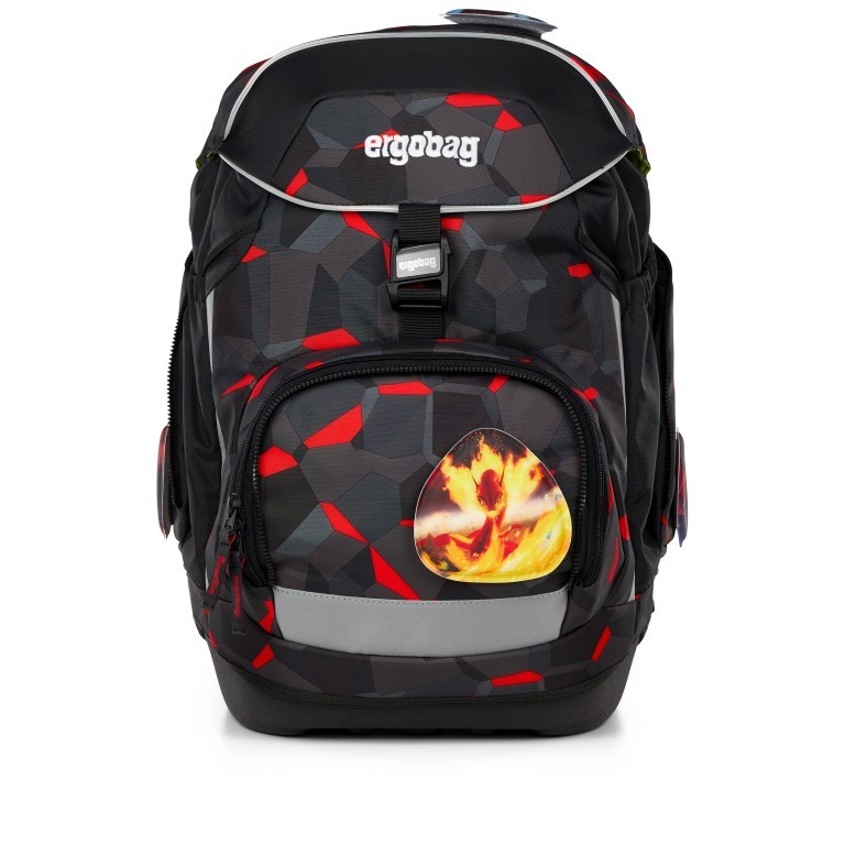 Schulranzen Pack Set 6-teilig Modell 2025 TaekBärdo, Farbe: schwarz, Marke: Ergobag, EAN: 4057081200498, Abmessungen in cm: 28x40x25, Bild 2 von 8