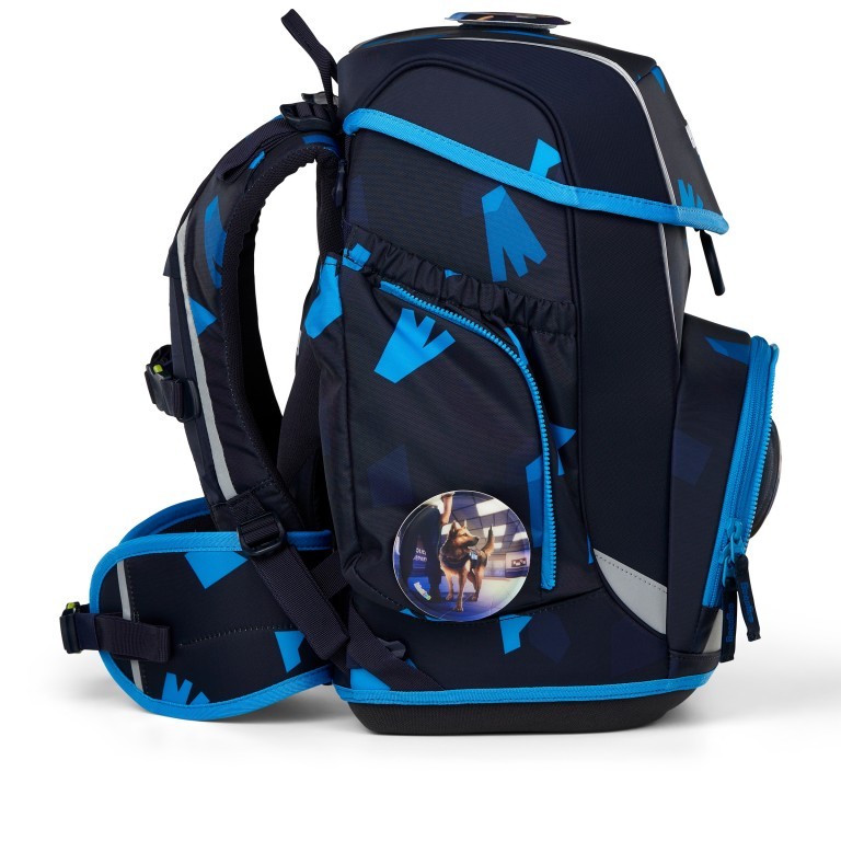 Schulranzen Cubo Set 5-teilig Modell 2025 VerfolgBärjagd, Farbe: blau/petrol, Marke: Ergobag, EAN: 4057081192366, Abmessungen in cm: 28x38x25, Bild 5 von 8