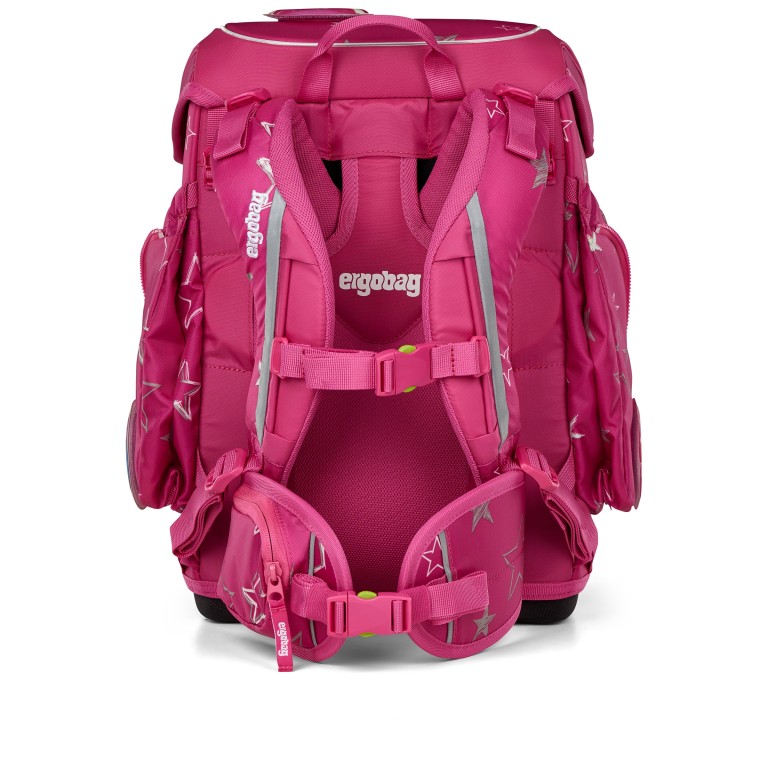 Schulranzen Cubo Set 5-teilig Modell 2025 SternzauBär, Farbe: rosa/pink, Marke: Ergobag, EAN: 4057081192298, Abmessungen in cm: 28x38x25, Bild 4 von 8