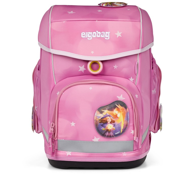 Schulranzen Cubo Set 5-teilig Modell 2025 WolkenzauBär, Farbe: rosa/pink, Marke: Ergobag, EAN: 4057081192373, Abmessungen in cm: 28x38x25, Bild 2 von 8