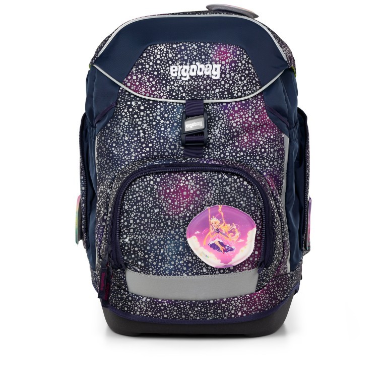 Schulranzen Pack Super Reflex Glow Set 6-teilig Modell 2025 Bärlaxy, Farbe: blau/petrol, Marke: Ergobag, EAN: 4057081200504, Abmessungen in cm: 28x40x25, Bild 2 von 9