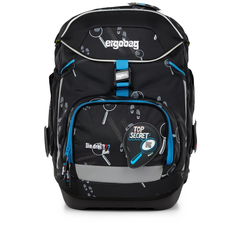 Schulranzen Pack ??? Set 6-teilig Modell 2025 Bärdektiv, Farbe: schwarz, Marke: Ergobag, EAN: 4057081201006, Abmessungen in cm: 28x40x25, Bild 2 von 6