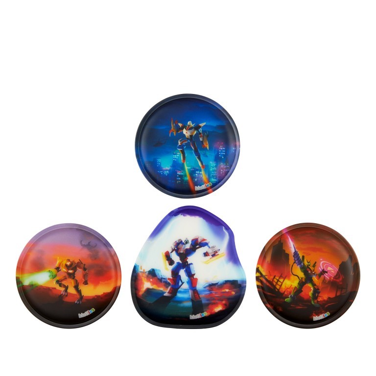 Schulranzen Pack Reflex Glow Set 6-teilig Modell 2025 Super ReflektBär, Farbe: schwarz, Marke: Ergobag, EAN: 4057081200481, Abmessungen in cm: 28x40x25, Bild 9 von 9