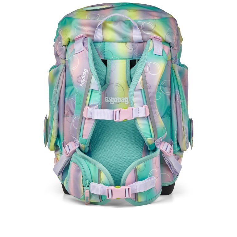 Schulranzen Pack Reflex Glow Set 6-teilig Modell 2025 ZauBärwelt, Farbe: grün/oliv, Marke: Ergobag, EAN: 4057081200610, Abmessungen in cm: 28x40x25, Bild 5 von 9