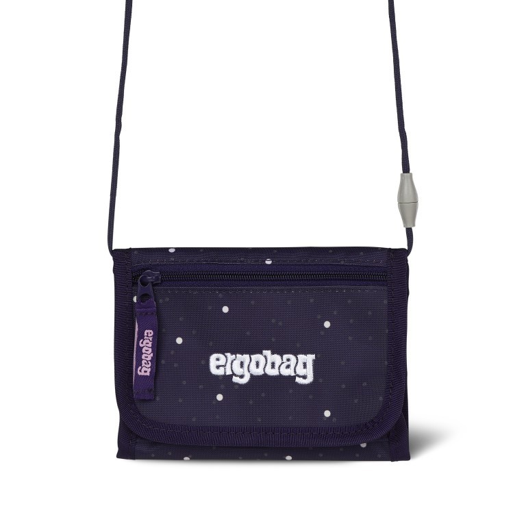 Brustbeutel Glow Edition SternguckBär, Farbe: flieder/lila, Marke: Ergobag, EAN: 4057081199631, Abmessungen in cm: 14x10x1, Bild 2 von 4