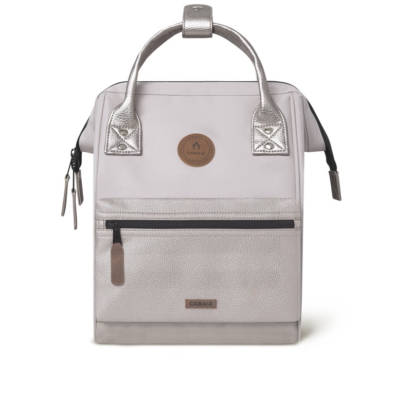 Rucksack Adventurer Small Alger mit zwei auswechselbaren Vortaschen Sand, Farbe: beige, Marke: Cabaia, EAN: 3701328376149, Abmessungen in cm: 23x32x13, Bild 2 von 10