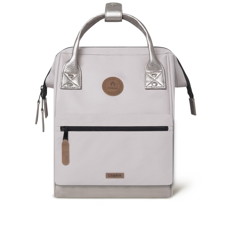 Rucksack Adventurer Small Alger mit zwei auswechselbaren Vortaschen Sand, Farbe: beige, Marke: Cabaia, EAN: 3701328376149, Abmessungen in cm: 23x32x13, Bild 3 von 10