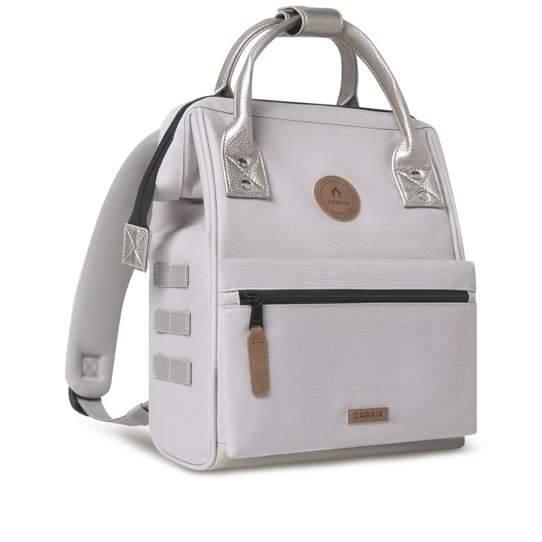 Rucksack Adventurer Small Alger mit zwei auswechselbaren Vortaschen Sand, Farbe: beige, Marke: Cabaia, EAN: 3701328376149, Abmessungen in cm: 23x32x13, Bild 4 von 10