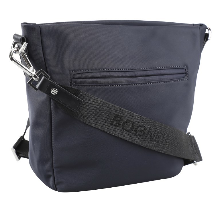 Umhängetasche Klosters Juna Dark Blue, Farbe: blau/petrol, Marke: Bogner, EAN: 4053533982417, Abmessungen in cm: 23x23.5x9, Bild 3 von 8