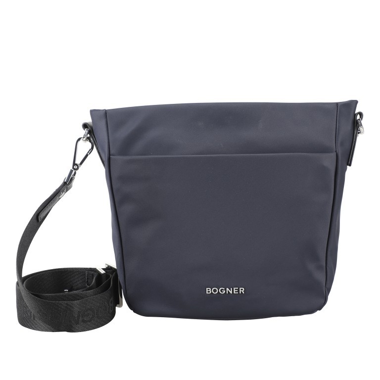 Umhängetasche Klosters Juna Dark Blue, Farbe: blau/petrol, Marke: Bogner, EAN: 4053533982417, Abmessungen in cm: 23x23.5x9, Bild 1 von 8