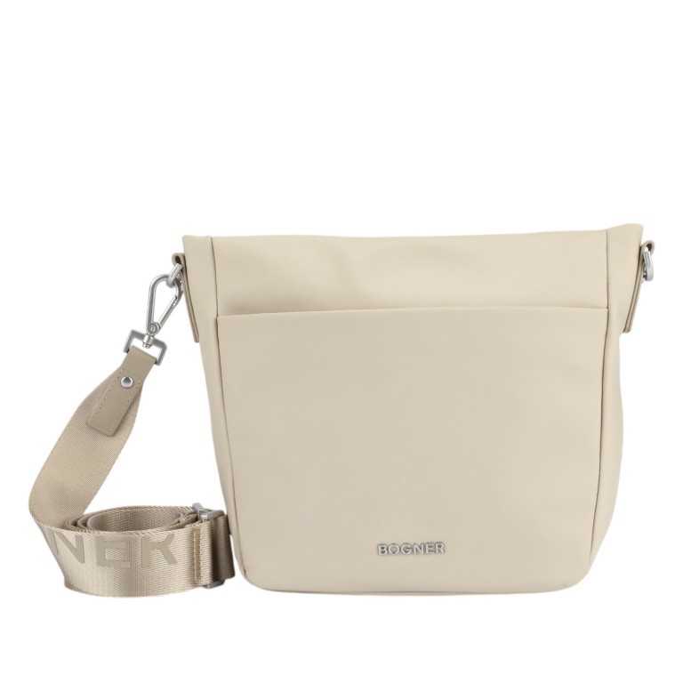 Umhängetasche Klosters Juna Oyster Gray, Farbe: beige, Marke: Bogner, EAN: 4048835231585, Abmessungen in cm: 23x23.5x9, Bild 1 von 8