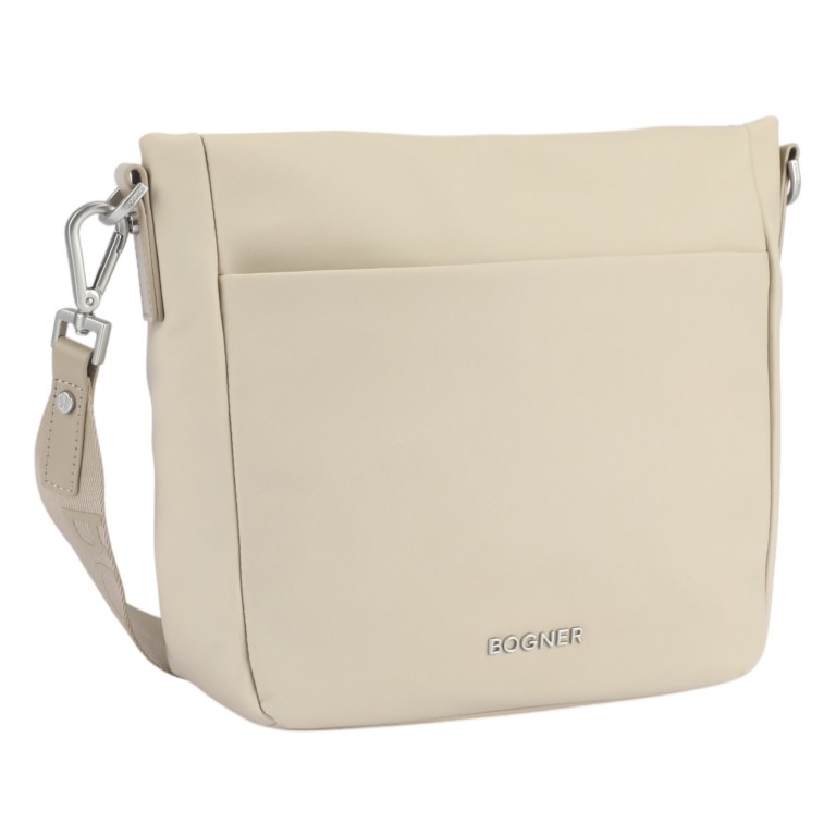 Umhängetasche Klosters Juna Oyster Gray, Farbe: beige, Marke: Bogner, EAN: 4048835231585, Abmessungen in cm: 23x23.5x9, Bild 2 von 8
