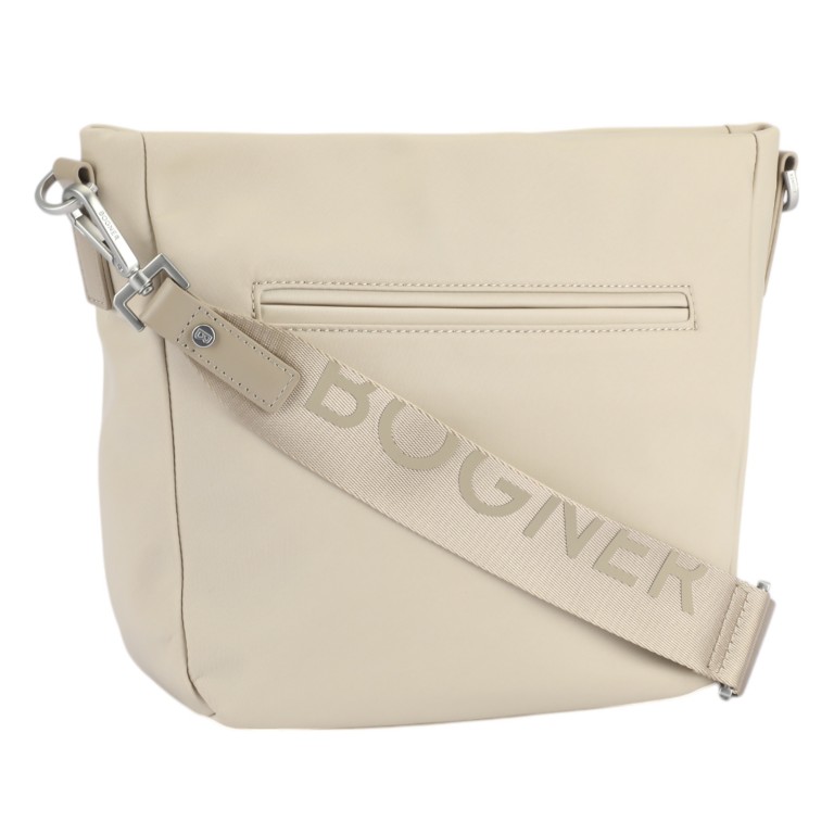 Umhängetasche Klosters Juna Oyster Gray, Farbe: beige, Marke: Bogner, EAN: 4048835231585, Abmessungen in cm: 23x23.5x9, Bild 3 von 8