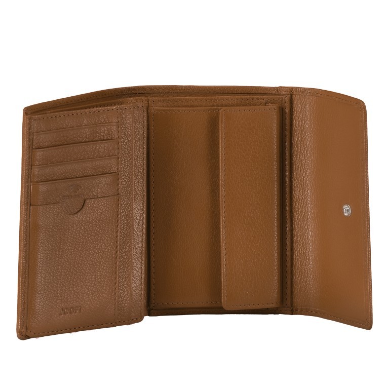 Geldbörse Lantea Cosma MH10F Cognac, Farbe: cognac, Marke: Joop!, EAN: 4048835218920, Abmessungen in cm: 14x10x3, Bild 4 von 5