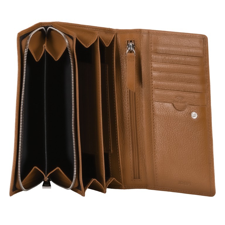 Geldbörse Lantea Europa LH11F Cognac, Farbe: cognac, Marke: Joop!, EAN: 4048835218982, Abmessungen in cm: 18x10x3, Bild 4 von 4