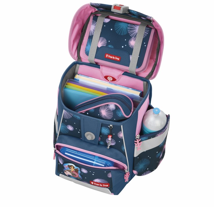 Schulranzen Space Set 5-teilig Mermaid Delia, Farbe: blau/petrol, Marke: Step by Step, EAN: 4047443524928, Abmessungen in cm: 28x37x20, Bild 7 von 14