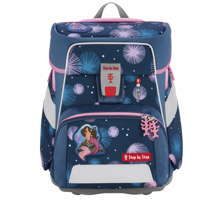 Schulranzen Space Set 5-teilig Mermaid Delia, Farbe: blau/petrol, Marke: Step by Step, EAN: 4047443524928, Abmessungen in cm: 28x37x20, Bild 2 von 14