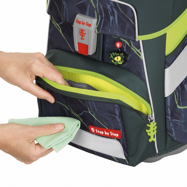 Schulranzen Space Set 5-teilig Danger Cat Chico, Farbe: grau, Marke: Step by Step, EAN: 4047443524904, Abmessungen in cm: 28x37x20, Bild 9 von 14