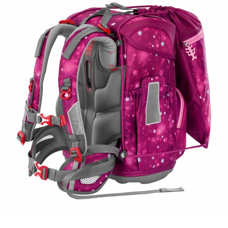 Schulranzen Cloud Set 5-teilig Sweet Unicorn Nuala, Farbe: rot/weinrot, Marke: Step by Step, EAN: 4047443525024, Abmessungen in cm: 28x37.5x20, Bild 13 von 14