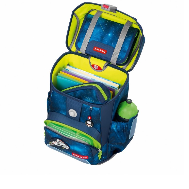 Schulranzen Cloud Set 5-teilig Starship Galactus, Farbe: blau/petrol, Marke: Step by Step, EAN: 4047443524997, Abmessungen in cm: 28x37.5x20, Bild 7 von 14