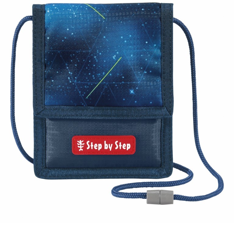 Brustbeutel Starship Galactus, Farbe: blau/petrol, Marke: Step by Step, EAN: 4047443525369, Abmessungen in cm: 11x13.5x1.5, Bild 1 von 2
