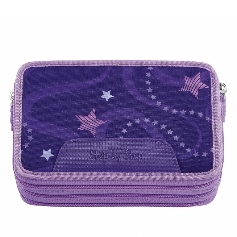 Stifteetui XXL Mäppchen Pegasus Emily, Farbe: flieder/lila, Marke: Step by Step, EAN: 4047443525635, Abmessungen in cm: 20x7x13, Bild 1 von 2