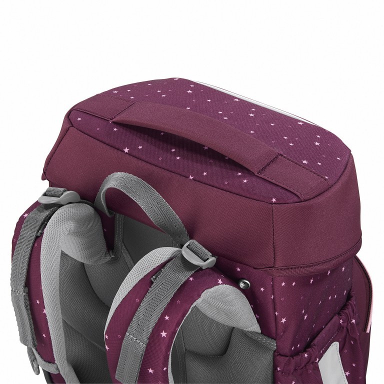 Schulranzen Basis Set 4-teilig Berry Stars, Farbe: rot/weinrot, Marke: Step by Step, EAN: 4047443527271, Abmessungen in cm: 28x41x20, Bild 10 von 13