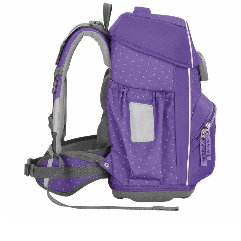 Schulranzen Basis Set 4-teilig Purple Konfetti, Farbe: flieder/lila, Marke: Step by Step, EAN: 4047443527288, Abmessungen in cm: 28x41x20, Bild 4 von 13