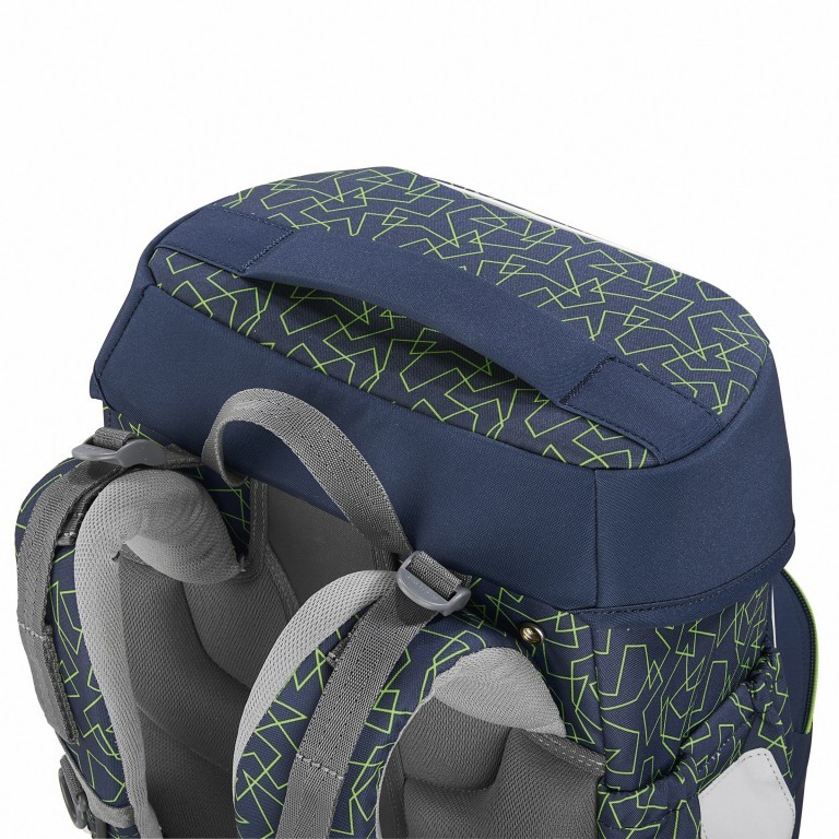 Schulranzen Basis Set 4-teilig Green Geometric, Farbe: grün/oliv, Marke: Step by Step, EAN: 4047443527301, Abmessungen in cm: 28x41x20, Bild 10 von 13