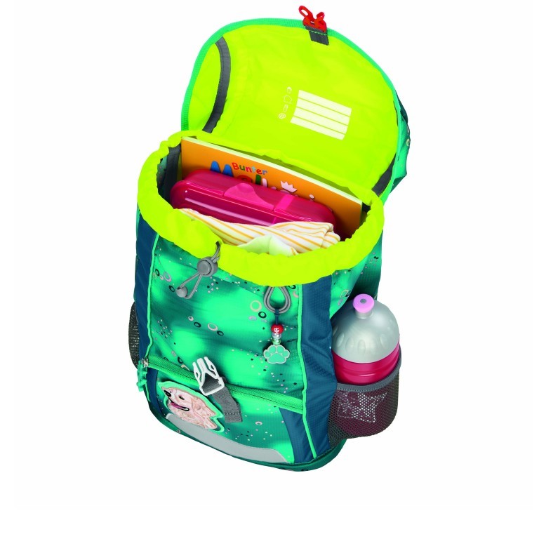 Kinderrucksack Kid Set 3-teilig Dog Basty, Farbe: blau/petrol, Marke: Step by Step, EAN: 4047443525802, Abmessungen in cm: 26x35x17, Bild 4 von 7