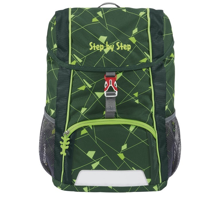 Kinderrucksack Kid Shine Set 3-teilig Dino Night Tyro, Farbe: grün/oliv, Marke: Step by Step, EAN: 4047443491961, Abmessungen in cm: 26x35x17, Bild 5 von 8