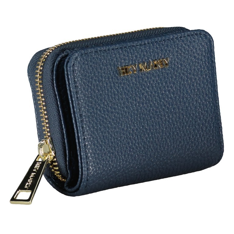 Geldbörse Sleek Petite Blue, Farbe: blau/petrol, Marke: Hey Marly, EAN: 4262484650416, Abmessungen in cm: 11.5x8.5x3.5, Bild 2 von 4