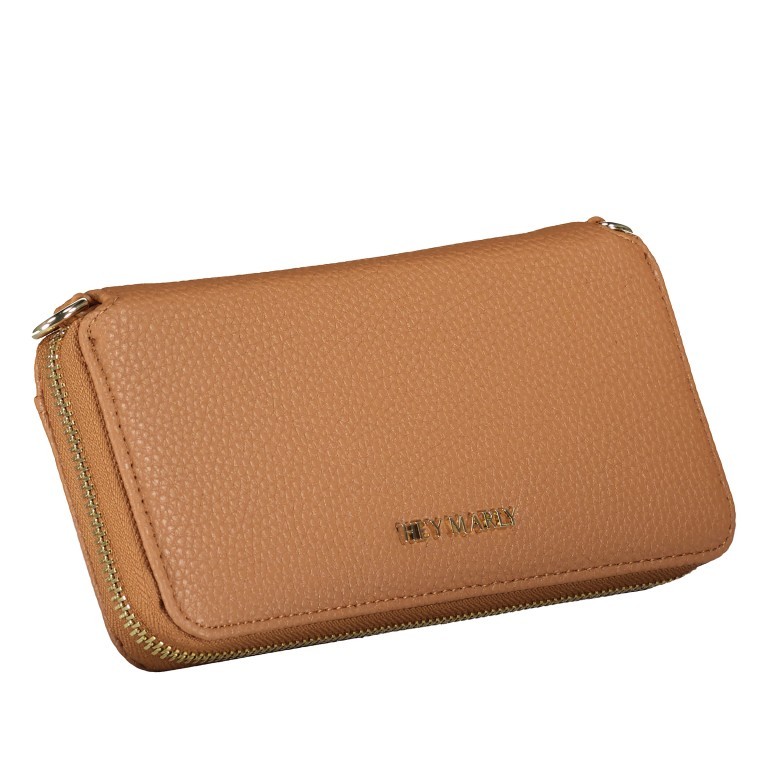 Umhängetasche / Clutch / Portemonnaie Classy Chain Cognac, Farbe: cognac, Marke: Hey Marly, EAN: 4262484650188, Abmessungen in cm: 20x10x3, Bild 2 von 7