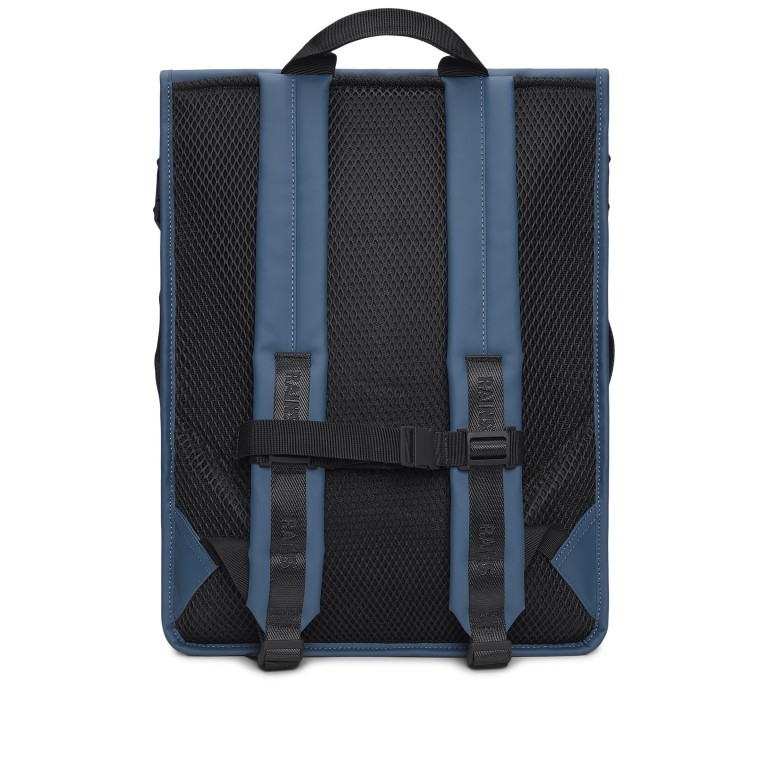 Rucksack Trail Rolltop Backpack mit Laptopfach 15 Zoll Pulse, Farbe: blau/petrol, Marke: Rains, EAN: 5711747604042, Abmessungen in cm: 36x47x13, Bild 2 von 5