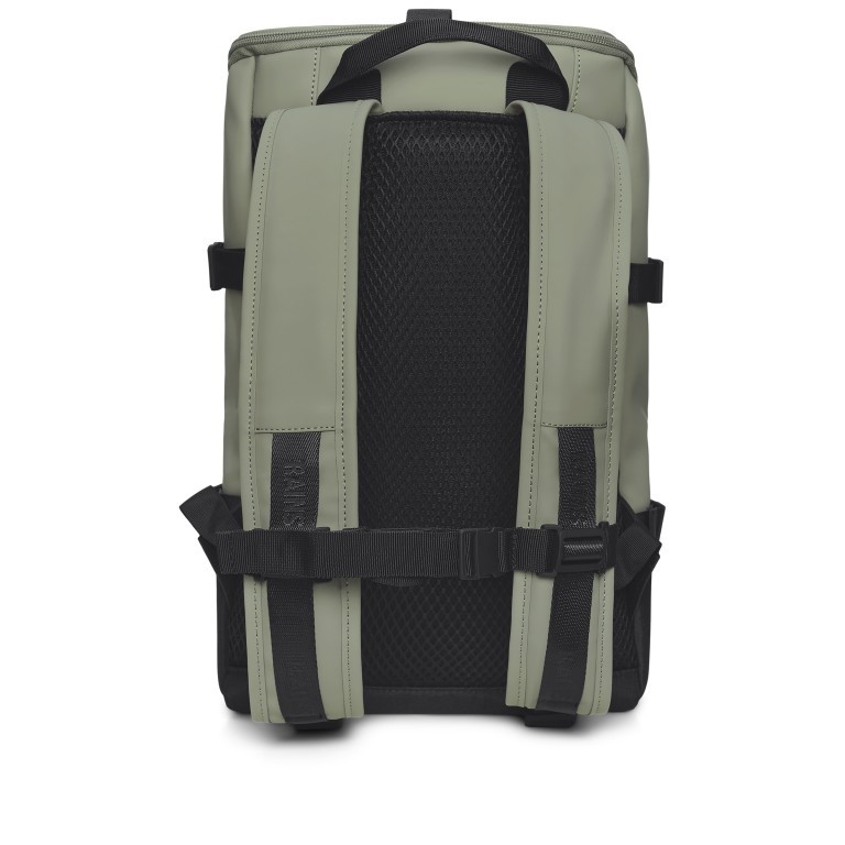 Rucksack Trail Cargo Backpack mit Laptopfach 13 Zoll Drift, Farbe: grau, Marke: Rains, EAN: 5711747604059, Abmessungen in cm: 26x45x12, Bild 2 von 5