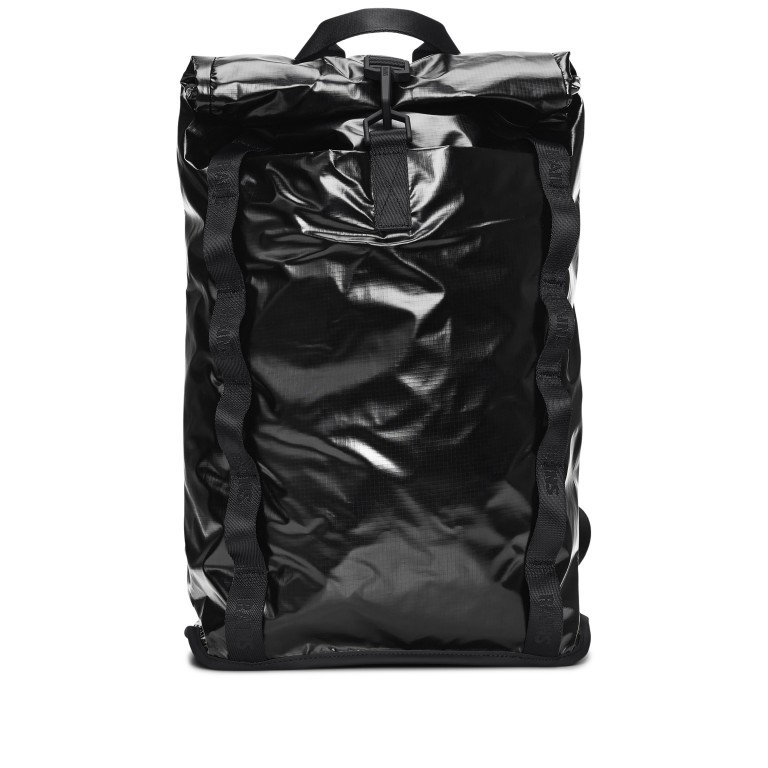 Rucksack Sibu Rolltop mit Laptopfach 13 Zoll Black, Farbe: schwarz, Marke: Rains, EAN: 5711747571450, Abmessungen in cm: 30x46x12, Bild 1 von 5