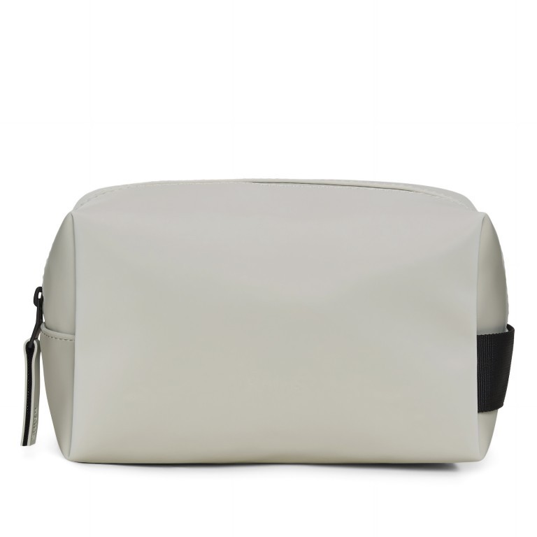 Kulturbeutel Wash Bag Small Matrix, Farbe: beige, Marke: Rains, EAN: 5711747604615, Abmessungen in cm: 21x13x11, Bild 1 von 5